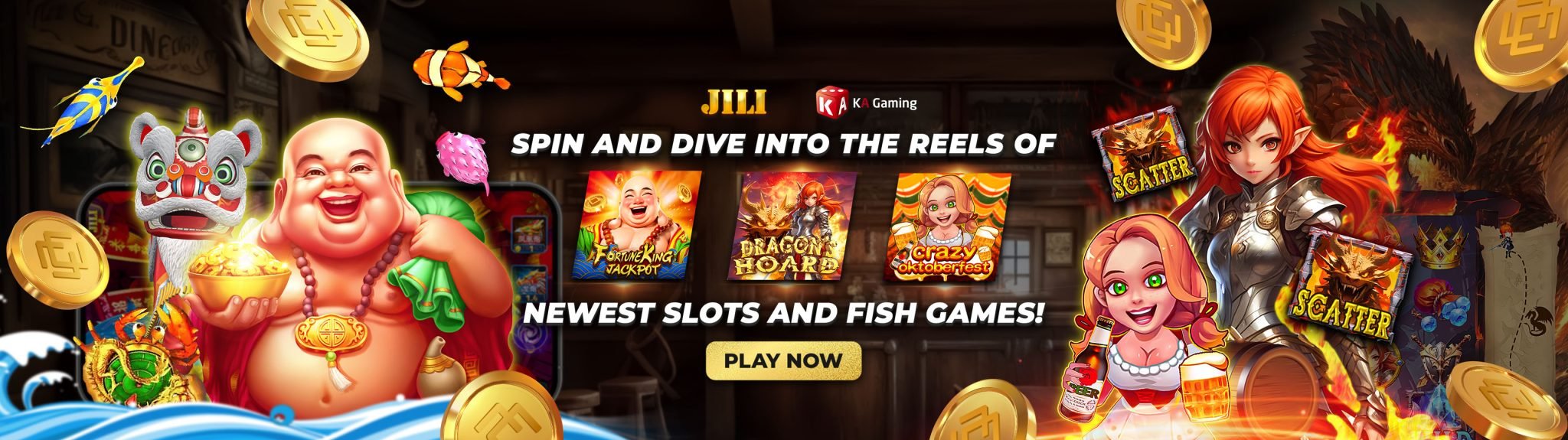 Antarmuka permainan slot koin303 dengan pilihan Aviator, Sweet Bonanza, dan Fortune Tiger